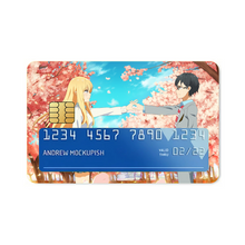 Load image into Gallery viewer, Anime Your Lie in April Credit Card Skins (4-in-1 Pack)
