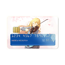 Load image into Gallery viewer, Anime Your Lie in April Credit Card Skins (4-in-1 Pack)