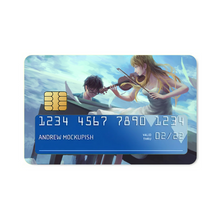 Load image into Gallery viewer, Anime Your Lie in April Credit Card Skins (4-in-1 Pack)
