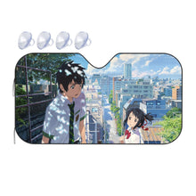 Load image into Gallery viewer, Anime Your Name. Car Sunshade