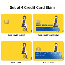 Load image into Gallery viewer, Anohana Chiriko Tsurumi Credit Card Skins (4-in-1 Pack)