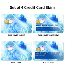 Load image into Gallery viewer, Anohana Credit Card Skins (4-in-1 Pack)