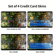 Load image into Gallery viewer, Anohana Credit Card Skins (4-in-1 Pack)