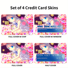 Load image into Gallery viewer, Anohana Credit Card Skins (4-in-1 Pack)