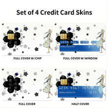 Load image into Gallery viewer, Anohana Credit Card Skins (4-in-1 Pack)