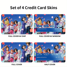 Load image into Gallery viewer, Anohana Credit Card Skins (4-in-1 Pack)
