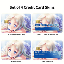Load image into Gallery viewer, Anohana Credit Card Skins (4-in-1 Pack)