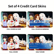 Load image into Gallery viewer, Anohana Credit Card Skins (4-in-1 Pack)