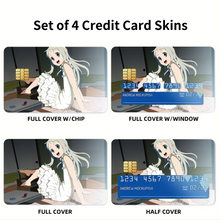 Load image into Gallery viewer, Anohana Credit Card Skins (4-in-1 Pack)