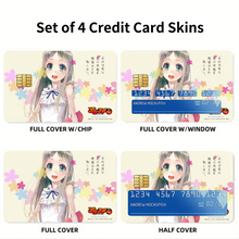 Load image into Gallery viewer, Anohana Credit Card Skins (4-in-1 Pack)