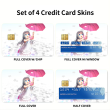 Load image into Gallery viewer, Anohana Credit Card Skins (4-in-1 Pack)