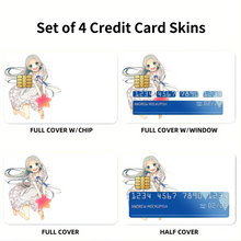 Load image into Gallery viewer, Anohana Credit Card Skins (4-in-1 Pack)