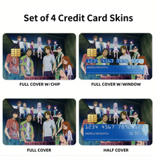 Load image into Gallery viewer, Anohana Credit Card Skins (4-in-1 Pack)
