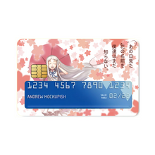 Load image into Gallery viewer, Anohana Credit Card Skins (4-in-1 Pack)