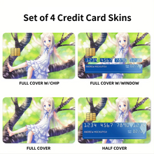 Load image into Gallery viewer, Anohana Meiko Honma Credit Card Skins (4-in-1 Pack)
