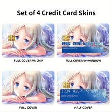 Load image into Gallery viewer, Anohana Meiko Honma Credit Card Skins (4-in-1 Pack)