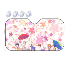Load image into Gallery viewer, Anohana Meiko Honma, Jinta Yadomi, Naruko Anjou, Tetsudou Hisakawa, Chiriko Tsurumi Car Sunshade