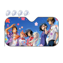 Load image into Gallery viewer, Anohana Meiko Honma, Jinta Yadomi, Naruko Anjou, Tetsudou Hisakawa, Chiriko Tsurumi  Car Sunshade