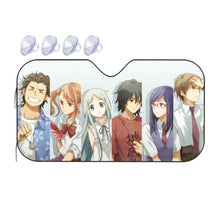 Load image into Gallery viewer, Anohana Meiko Honma, Jinta Yadomi, Naruko Anjou, Tetsudou Hisakawa, Chiriko Tsurumi Car Sunshade