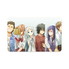 Load image into Gallery viewer, Anohana Meiko Honma, Jinta Yadomi, Naruko Anjou, Tetsudou Hisakawa, Chiriko Tsurumi Credit Card Skins (4-in-1 Pack)