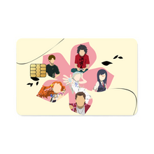 Load image into Gallery viewer, Anohana Meiko Honma, Jinta Yadomi, Naruko Anjou, Tetsudou Hisakawa, Chiriko Tsurumi Credit Card Skins (4-in-1 Pack)
