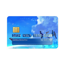 Load image into Gallery viewer, Anohana Meiko Honma, Jinta Yadomi, Naruko Anjou, Tetsudou Hisakawa, Chiriko Tsurumi Credit Card Skins (4-in-1 Pack)
