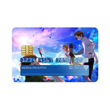 Load image into Gallery viewer, Anohana Meiko Honma, Jinta Yadomi, Naruko Anjou, Tetsudou Hisakawa, Chiriko Tsurumi Credit Card Skins (4-in-1 Pack)