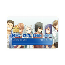 Load image into Gallery viewer, Anohana Meiko Honma, Jinta Yadomi, Naruko Anjou, Tetsudou Hisakawa, Chiriko Tsurumi Credit Card Skins (4-in-1 Pack)