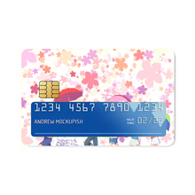 Load image into Gallery viewer, Anohana Meiko Honma, Jinta Yadomi, Naruko Anjou, Tetsudou Hisakawa, Chiriko Tsurumi Credit Card Skins (4-in-1 Pack)