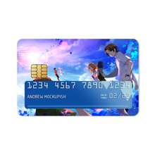 Load image into Gallery viewer, Anohana Meiko Honma, Jinta Yadomi, Naruko Anjou, Tetsudou Hisakawa, Chiriko Tsurumi Credit Card Skins (4-in-1 Pack)