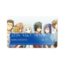 Load image into Gallery viewer, Anohana Meiko Honma, Jinta Yadomi, Naruko Anjou, Tetsudou Hisakawa, Chiriko Tsurumi Credit Card Skins (4-in-1 Pack)