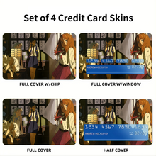 Load image into Gallery viewer, Anohana Meiko Honma, Naruko Anjou, Chiriko Tsurumi Credit Card Skins (4-in-1 Pack)