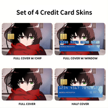 Load image into Gallery viewer, Another Mei Misaki Credit Card Skins (4-in-1 Pack)