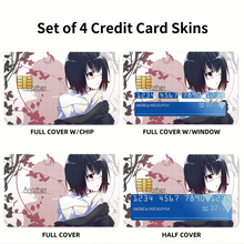 Load image into Gallery viewer, Another Mei Misaki Credit Card Skins (4-in-1 Pack)
