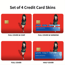 Load image into Gallery viewer, Another Mei Misaki Credit Card Skins (4-in-1 Pack)