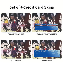 Load image into Gallery viewer, Another Mei Misaki Credit Card Skins (4-in-1 Pack)