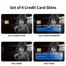 Load image into Gallery viewer, Another Mei Misaki Credit Card Skins (4-in-1 Pack)