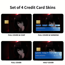 Load image into Gallery viewer, Another Mei Misaki Credit Card Skins (4-in-1 Pack)