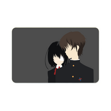 Load image into Gallery viewer, Another Mei Misaki, Kouichi Sakakibara Credit Card Skins (4-in-1 Pack)