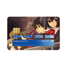 Load image into Gallery viewer, Another Mei Misaki, Kouichi Sakakibara, Izumi Akazawa, Naoya Teshigawara, Yuuya Mochizuki Credit Card Skins (4-in-1 Pack)