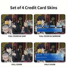 Load image into Gallery viewer, Ao No Exorcist Credit Card Skins (4-in-1 Pack)