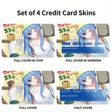 Load image into Gallery viewer, Aqua and Kazuma Credit Card Skins (4-in-1 Pack)