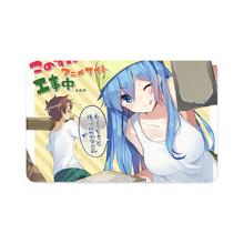 Load image into Gallery viewer, Aqua and Kazuma Credit Card Skins (4-in-1 Pack)