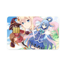 Load image into Gallery viewer, Aqua, Megumin and Darkness Credit Card Skins (4-in-1 Pack)