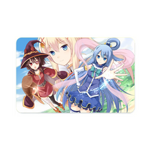 Load image into Gallery viewer, Aqua, Megumin and Darkness Credit Card Skins (4-in-1 Pack)