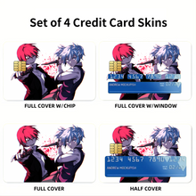 Load image into Gallery viewer, Assassination Classroom Credit Card Skins (4-in-1 Pack)