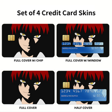 Load image into Gallery viewer, Assassination Classroom Credit Card Skins (4-in-1 Pack)