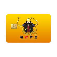 Load image into Gallery viewer, Assassination Classroom Credit Card Skins (4-in-1 Pack)