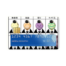 Load image into Gallery viewer, Assassination Classroom Credit Card Skins (4-in-1 Pack)