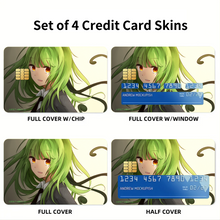 Load image into Gallery viewer, Assassination Classroom Kaede Kayano Credit Card Skins (4-in-1 Pack)